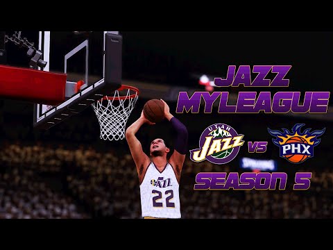 NBA 2k16: Jazz MyLeague vs Suns [S5 G20, Ep. 33]