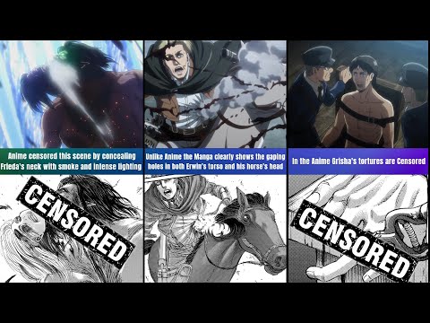 Attack On Titan Scenes That Were Much More Brutal In The Manga