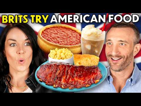 British People Try & Rate American Dishes