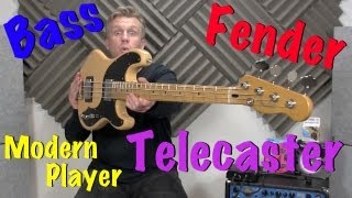 Video thumbnail for Fender Modern Player Telecaster Bass Review by Paul Annis