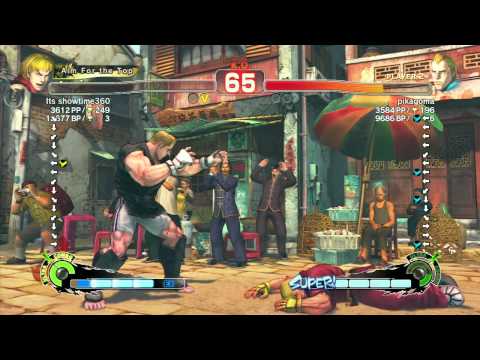 SSF4 AE: Its showtime360 (Ken) vs pikagoma (Abel) - Ranked Match (720p HD)