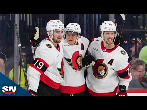 Senators' Tim Stutzle Circles Blue Jackets' Zone And Buries Five-Hole Snipe