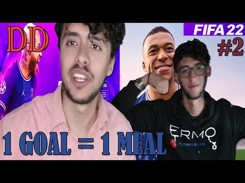 Don Dini vs Ermo 2 | FIFA 22 | 1 GOAL 1 MEAL CHALLENGE | Part 2