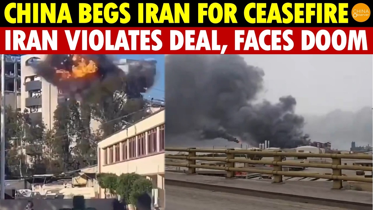 China Kneels, Urges Iran to Ceasefire, But Iran Strikes Israel 10 Minutes Later, Faces Doom