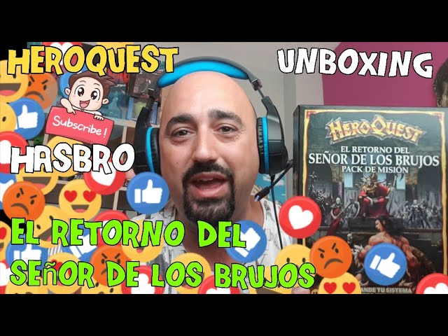 Vídeo relacionado con Avalon Hill HeroQuest, extensión El retorno del Señor Sorcier, a partir de 14 años, se requiere sistema de juego HeroQuest