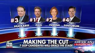 Lineup announced for Fox Business debates