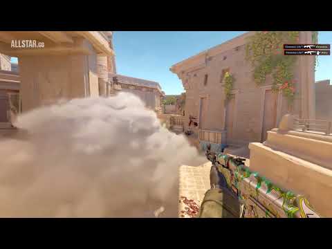 A Decent Demonstration of a B-Site Lurk Smoke on Anubis (2K)