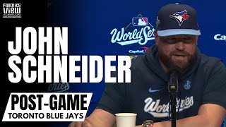 John Schneider Responds to LA Dodgers Forcing World Series GM7, STUNNING Blue Jays Ending in Game 6