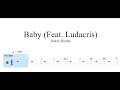 Justin Bieber Baby Feat Ludacris DRUM SHEET MUSIC