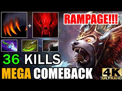Crazy Monster Unleashed Ursa 36 Kills Rampage!!! Epic Mega Comeback Dota 2 Pro Rank Gameplay