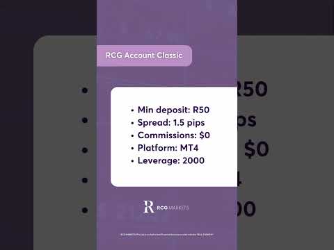 RCG Markets | Account Types