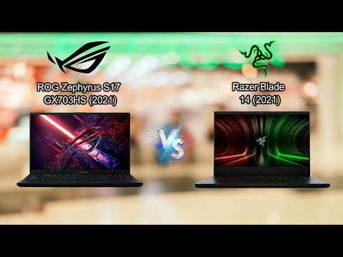 ROG Zephyrus S17 GX703HS (2021) vs Razer Blade 14 (2021) | Which WOULD you TAKE ?