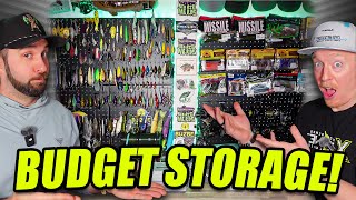 Fishing Man Cave on a BUDGET (Tackle Storage That Works)