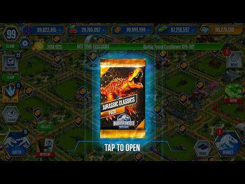 OPEN JURASSIC CLASSICS PACK | JURASSIC WORLD THE GAME