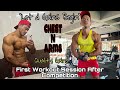 CHEST N ARMS | Quality gains | Post Workout Secret Meal