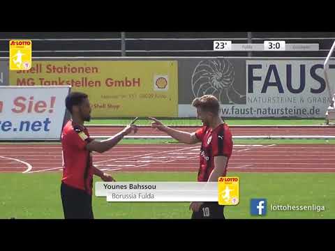 Hattrick Younes Bahssou vs Ginsheim / Hessenliga /21.04.2018 HD