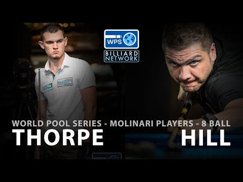 BIlly THORPE vs Mick HILL --- WOLRD POOL SERIES --- 8 BALL --- Commentary by Nick Varner