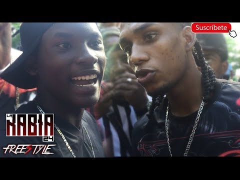 😂( ME SALIO UN CHINO NEGRO😂) La Rabia 24 vs Un nuevo talento - Freestyle en La Romana
