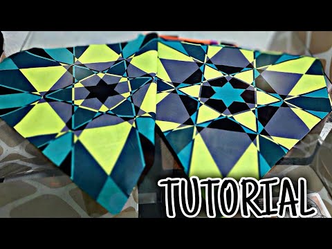 Kite Paper Tutorial - 80cm | 18 Straight Cuts + 6 Double Cuts
