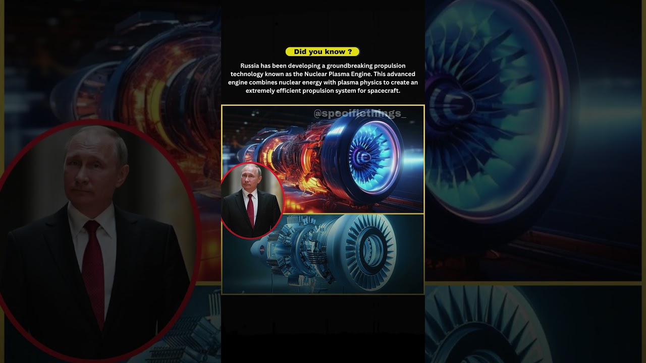 Russia’s Nuclear Plasma Engine: The Future of Space Travel? #shortsfeed #facts #russia #plasmaengine