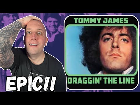 FIRST TIME Hearing Tommy James  - Draggin' The Line || Just Puts A Smile On Your Face!!