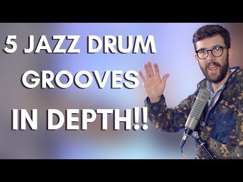 5 JAZZ DRUM GROOVES THAT YOU MUST KNOW | free .pdf download!