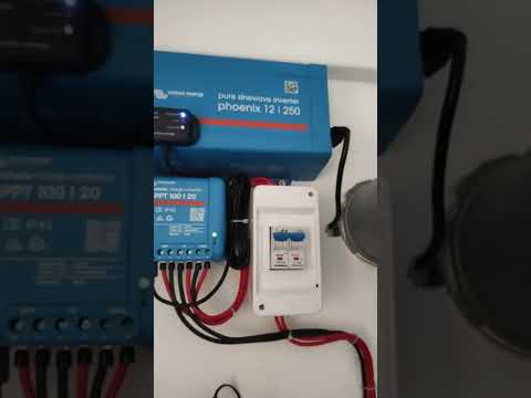 Small Victron solar system 250W