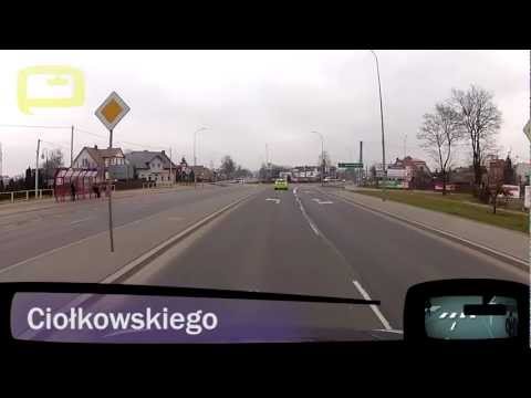 Egzamin na prawo jazdy - Trasa egzaminacyjna - Białystok