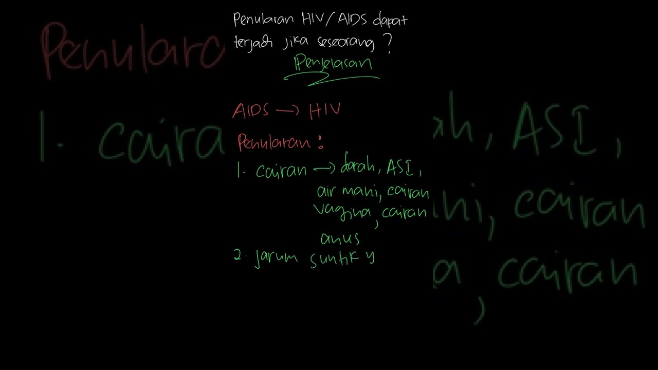 26. Penularan HIV/AIDS dapat terjadi jika ... | PR Biologi Pemi | Kelas 11 | Biologi