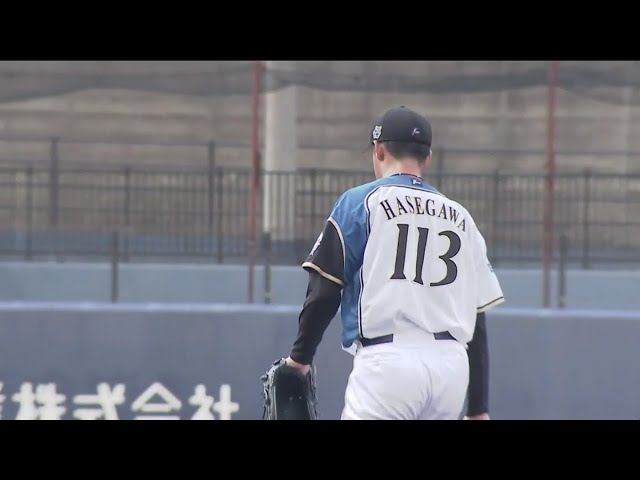 【ファーム】 ファイターズの育成ルーキー・長谷川が1回無失点に抑える!! 2020/7/12 F-M(ファーム)