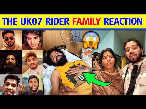 😱The Uk07 Rider Health Update | The Uk07 rider News | Youtubers Reaction on The Uk07 Rider