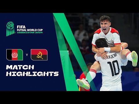 HIGHLIGHTS: Afghanistan v Angola | FIFA Futsal World Cup Uzbekistan 2024