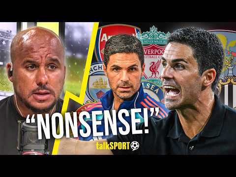 "WAFFLE!" Agbonlahor blasts Arteta for making EXCUSES why Arsenal may FAIL to win the title again!