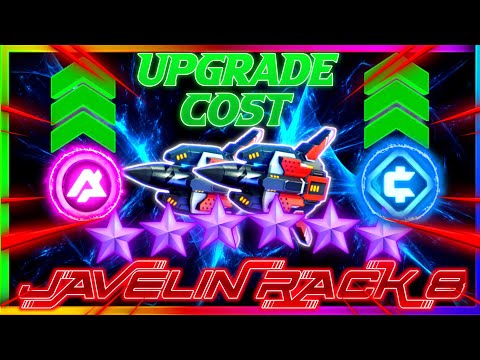 MECH ARENA 🤩⚡ UPGRADE COST ⚡ JAVELIN RACK 8 😱⚡||•