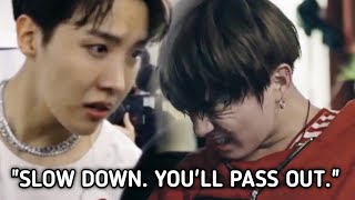 BTS being WORRIED about Jungkook