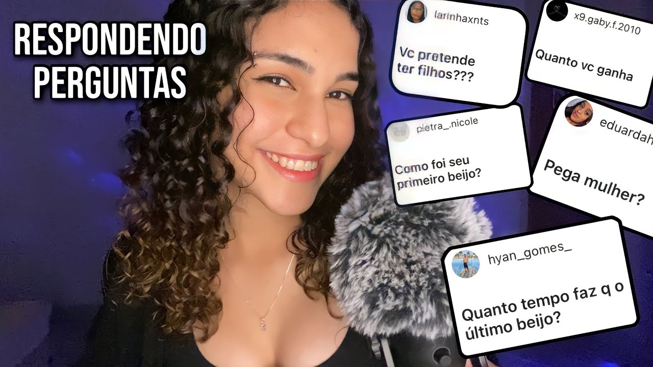 ASMR | RESPONDENDO PERGUNTAS E CONTANDO HISTORINHAS 🥰
