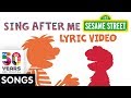 Sesame Street Elmo Ernie Sing After Me Animated Text Lyric Video