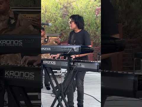 Justin Lee Schultz Vibing out at, Jazz in the creek festival in San Diego #korg #justinlee