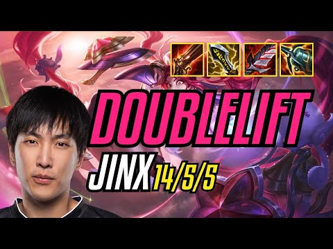 DOUBLELIFT - JINX vs SWAIN ADC - NA RANKED - PATCH 11.8