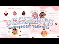 Aesthetic PPT 5 Desserts Slide L Simple Template Aesthetic Ppt Freetemplate