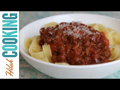 How to Make Bolognese Sauce |  Hilah Cooking