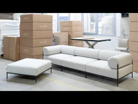 Noah Living: behind the scenes of our noah sofa production in Germany