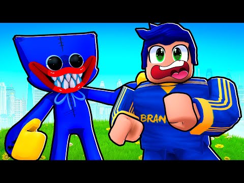 I BECAME HUGGY WUGGY FROM POPPY PLAYTIME ON ROBLOX - Brancoala Games