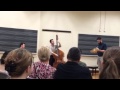 Billy, Adian, & Ben playing "K.C. Blues" by Charlie Parker during the Hartt School Horn Studio Reci