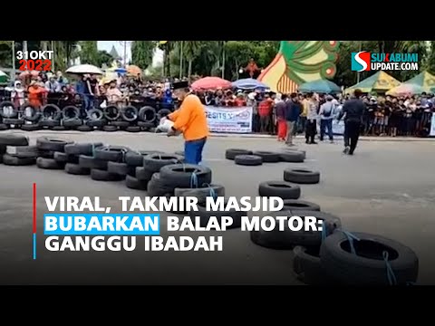 Viral, Takmir Masjid Bubarkan Balap Motor: Ganggu Ibadah