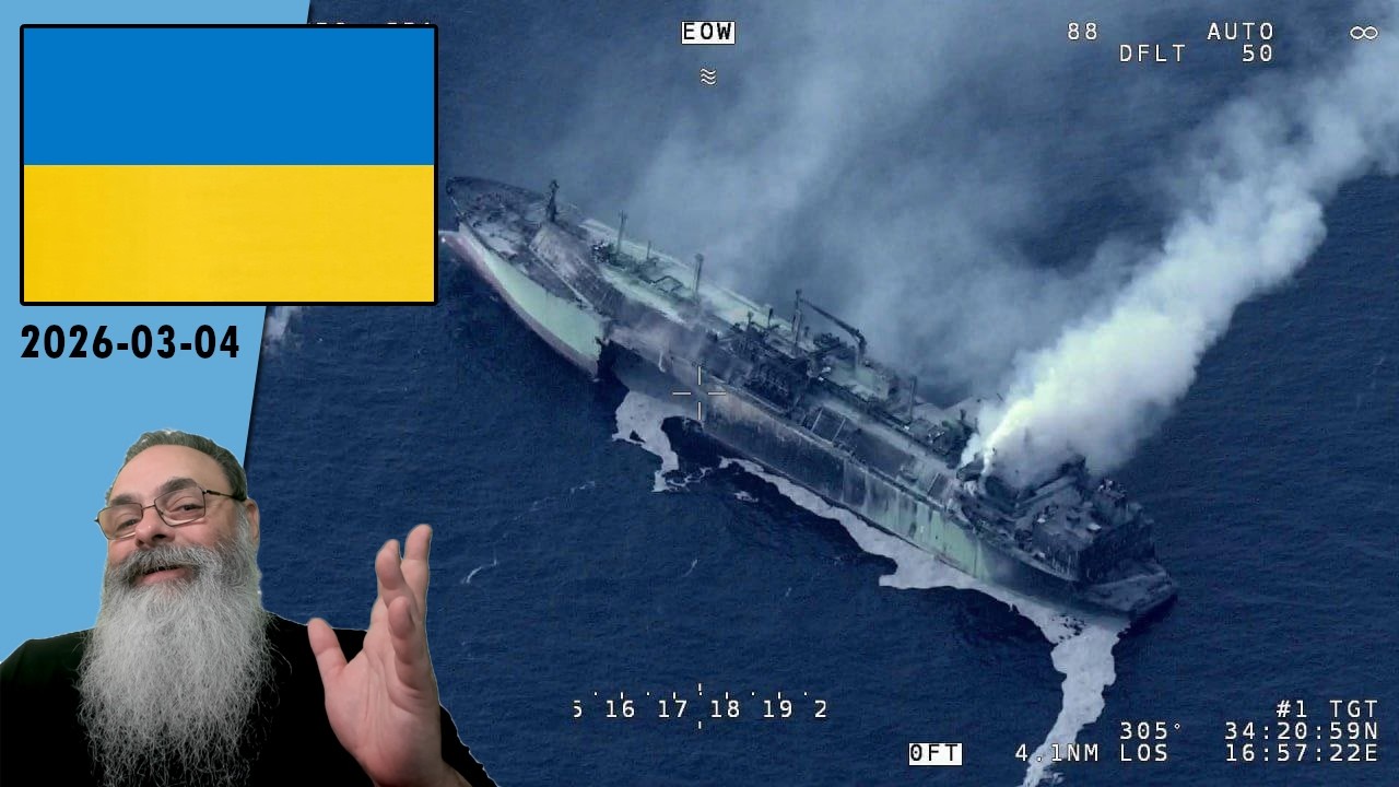 #Ucrânia 2026-03-04: NAVIO de GÁS NATURAL RUSSO foi ATINGIDO por DRONE UCRANIANO próximo a MALTA