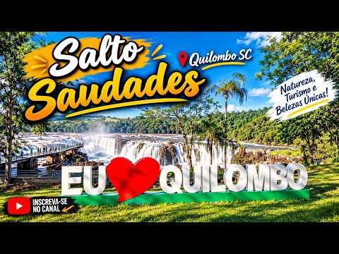 VOCÊ PRECISA CONHECER O SALTO SAUDADES!  | Quilombo-SC e um Paraíso Escondido em Santa Catarina