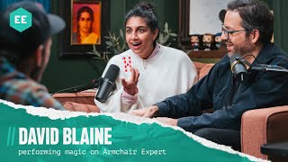 David Blaine performs magic on Armchair Expert