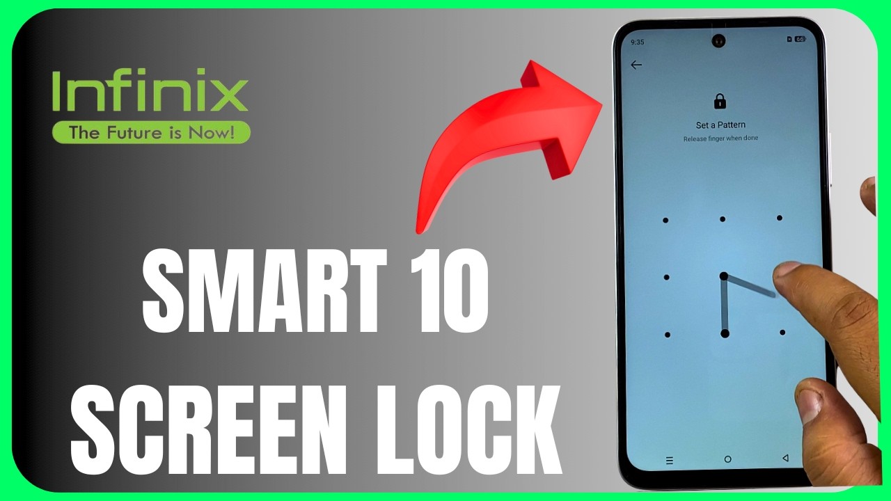 🔐 Infinix Smart 10 Screen Lock Setup 😱📱 | PIN, Pattern & Password Tutorial 🔥