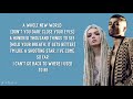 ZAYN, Zhavia Ward - A Whole New World (Lyrics) ZAYN, Zhavia Ward - A Whole New World (Lyrics)